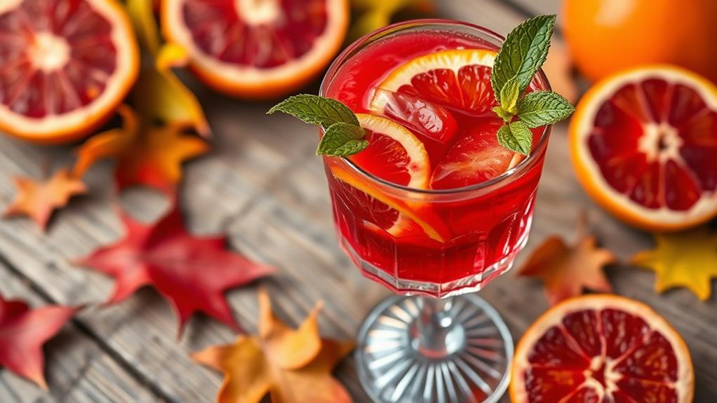 citrusy cocktail with tequila