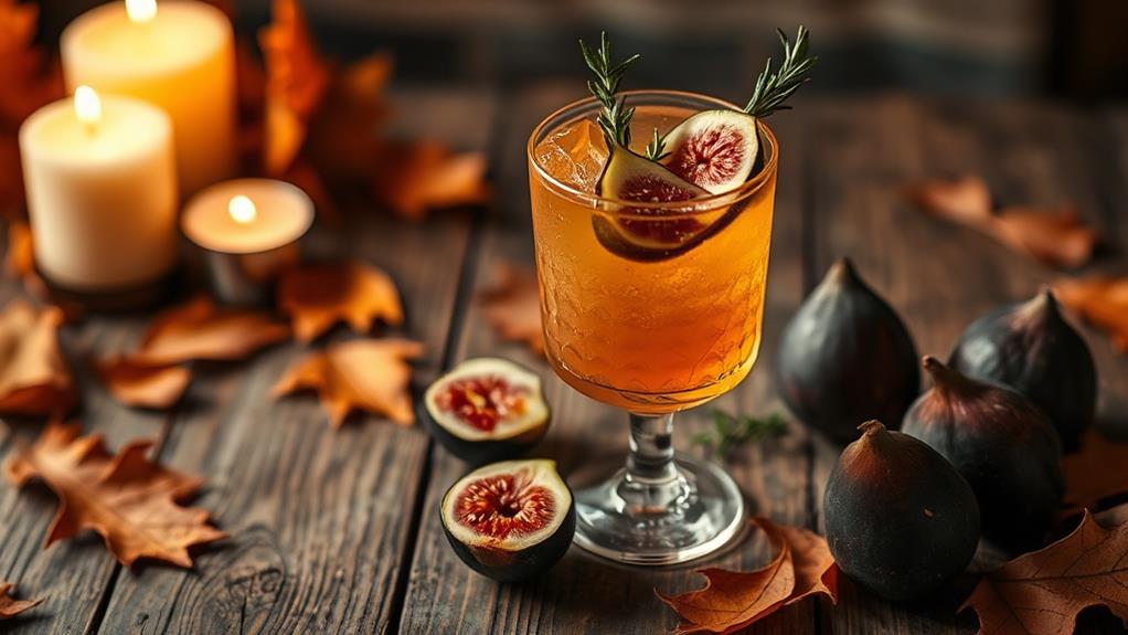 refreshing fig tequila cocktail