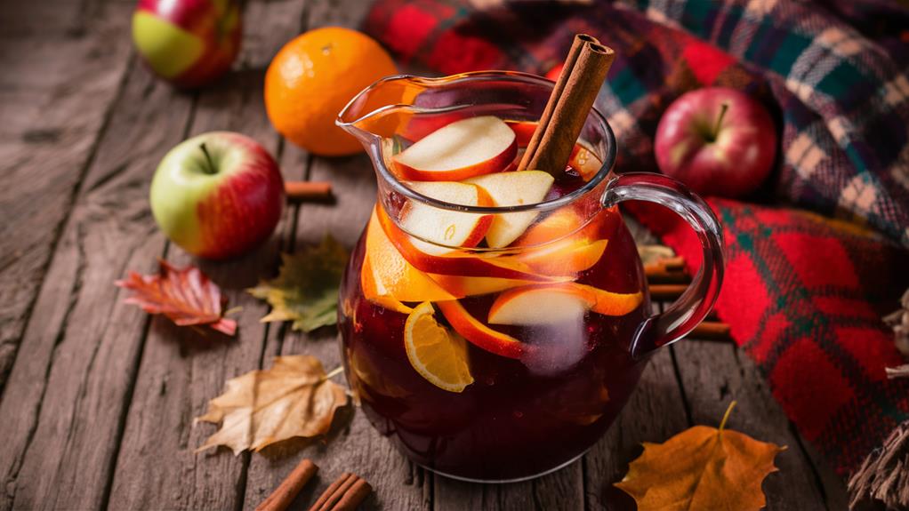 spiced apple cider sangria