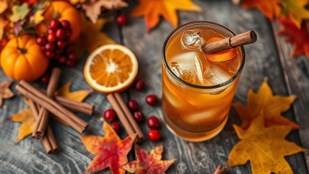 spicy cinnamon tequila cocktail