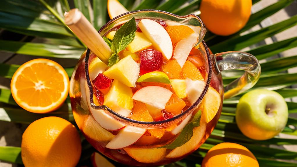tropical flavored apple cider mix