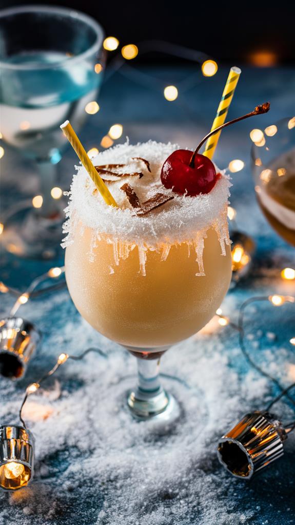 chilled tropical cocktail delight