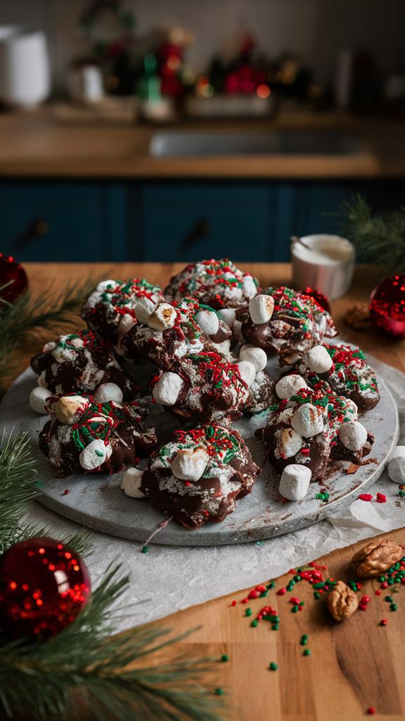 chocolate nutty dessert treats