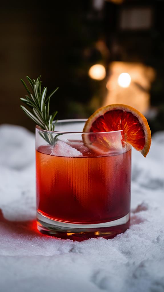 citrusy cocktail with bitterness