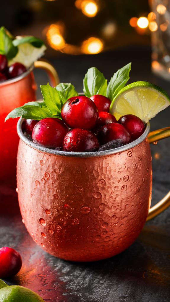 cranberry basil cocktail recipe