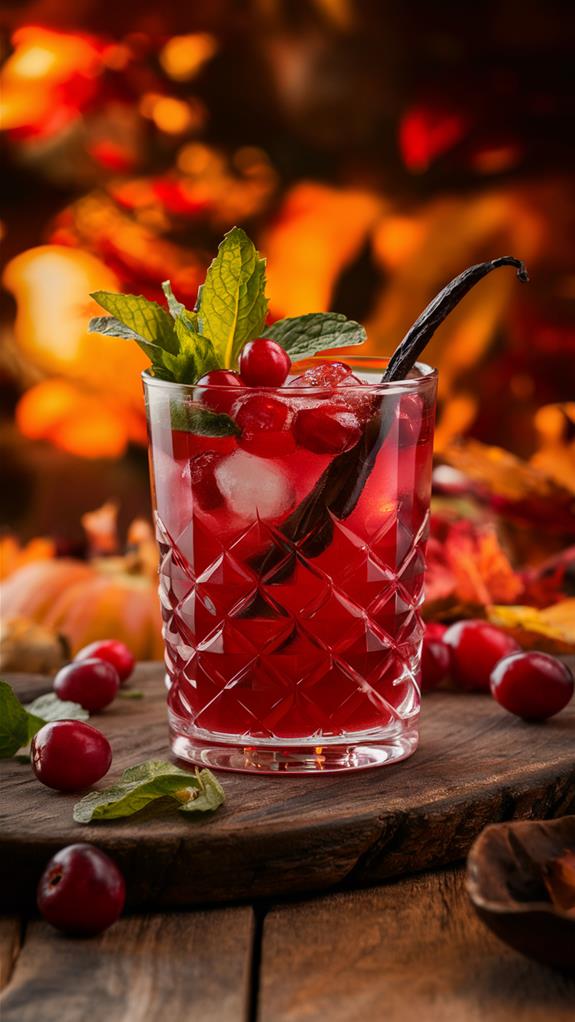 cranberry vanilla cocktail delight