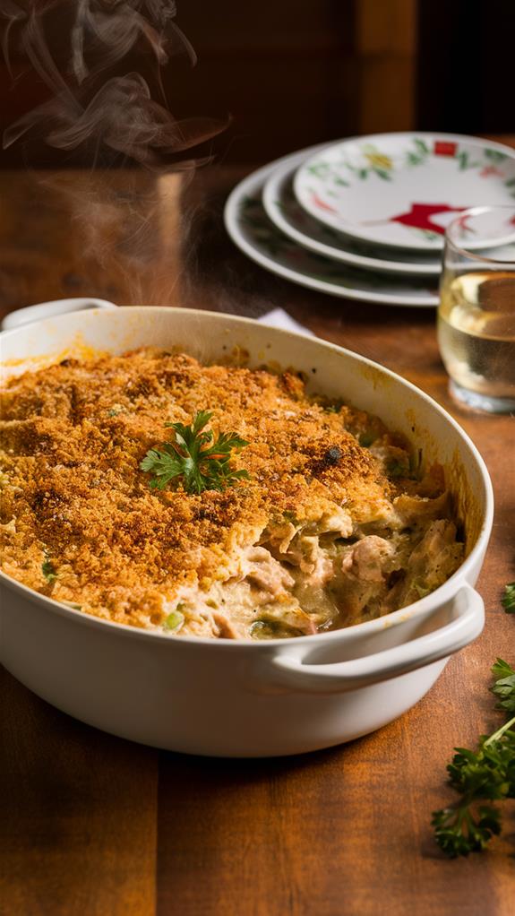creamy pasta turkey dish