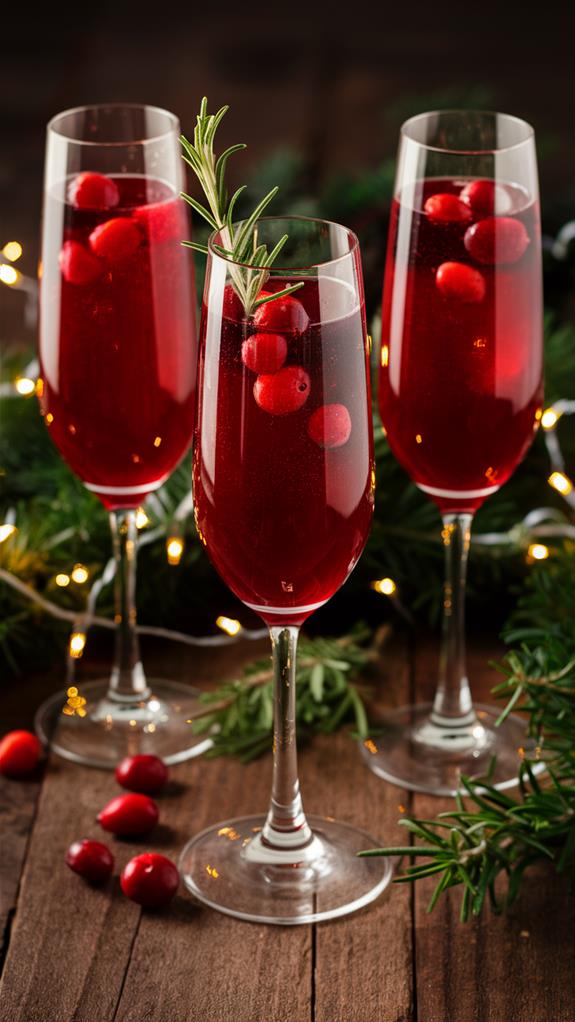 festive cranberry cocktail delight