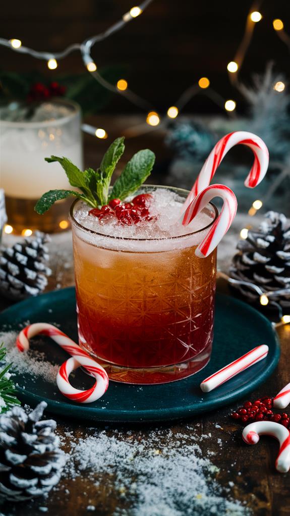 festive minty cocktail delight