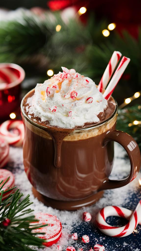 festive minty cocoa delight