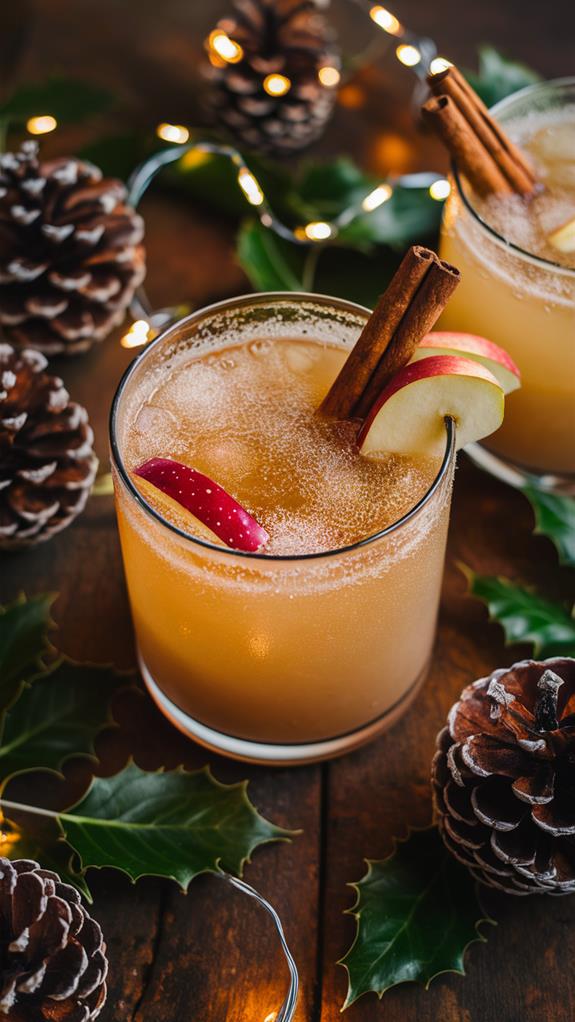 festive spiced apple punch