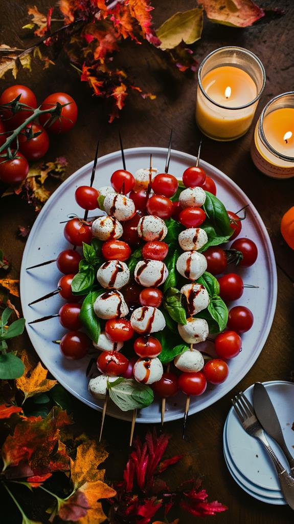 fresh mozzarella tomato basil
