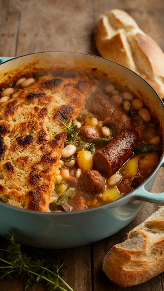 hearty white bean dish