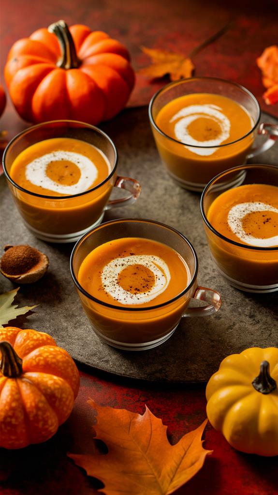 savory butternut squash shots