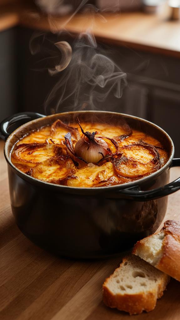 savory caramelized onion broth
