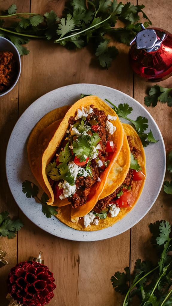 savory chorizo breakfast tacos