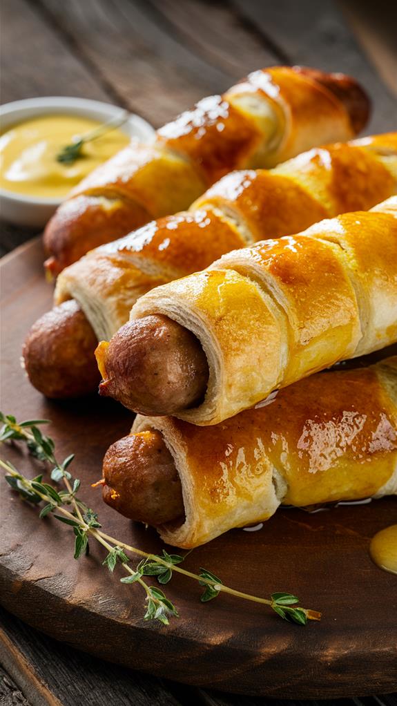 savory honey mustard rolls