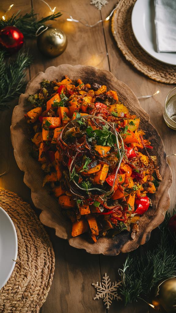 savory sweet potato dish
