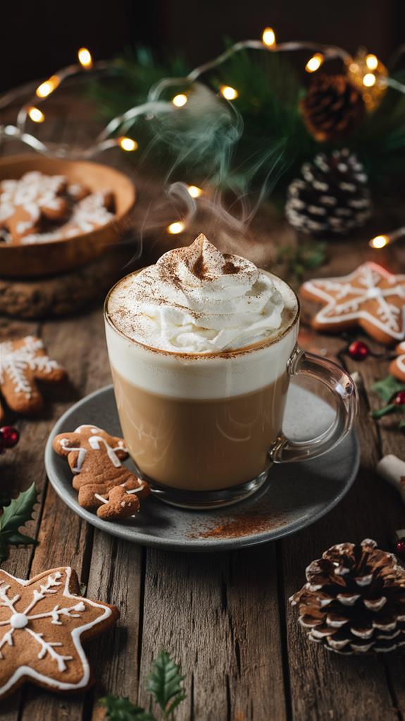 spiced holiday coffee treat