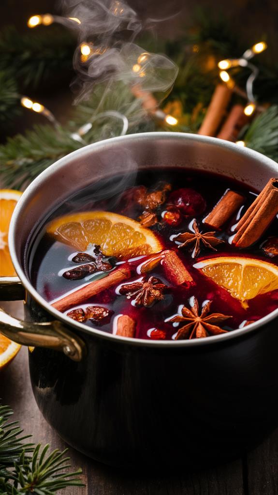spiced warm wine delight