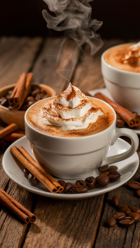 sweet spiced coffee drink