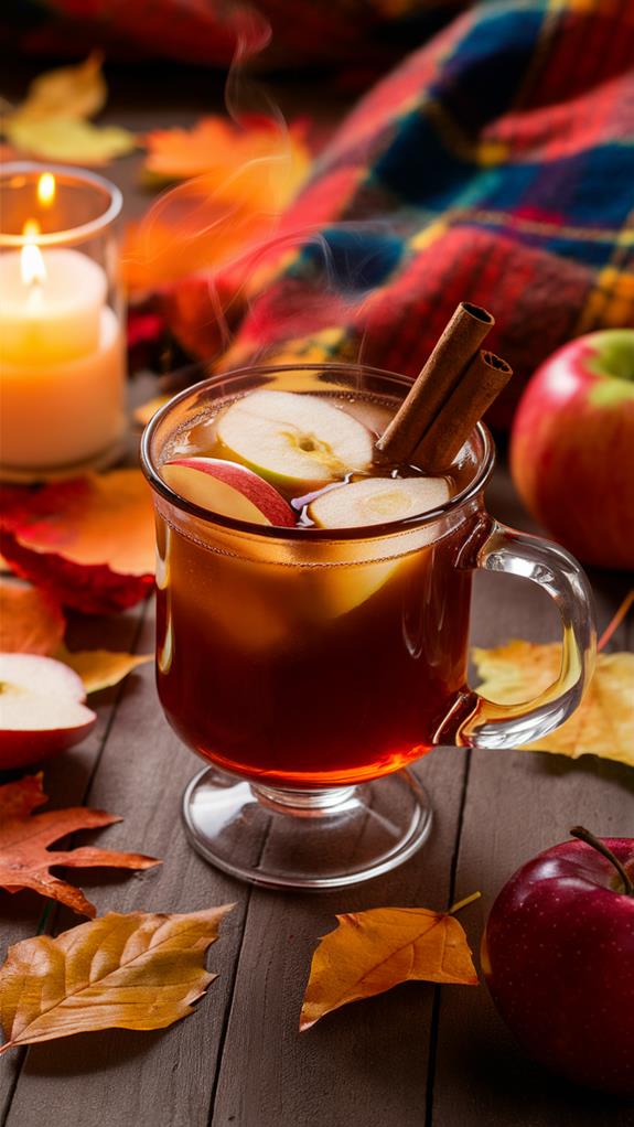warm apple brandy beverage