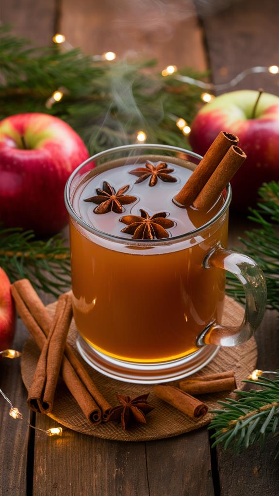 warm festive beverage delight