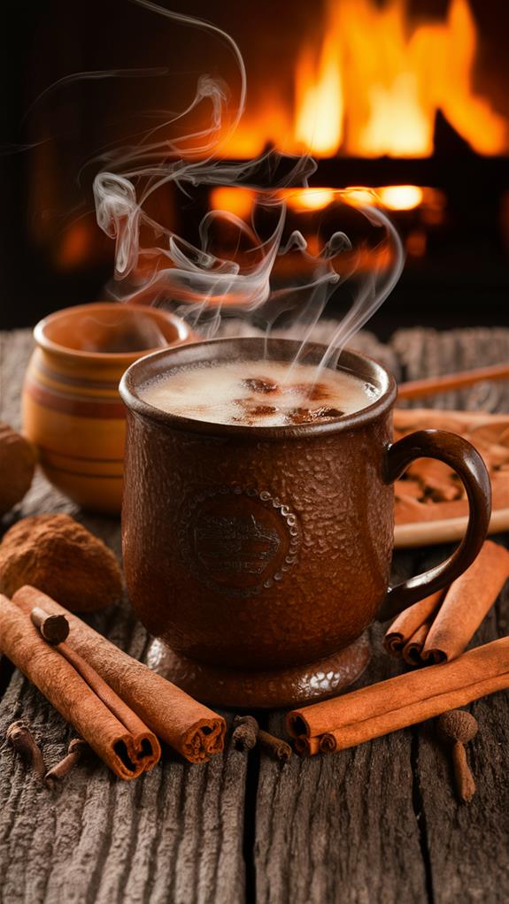 warm spiced alcoholic beverage