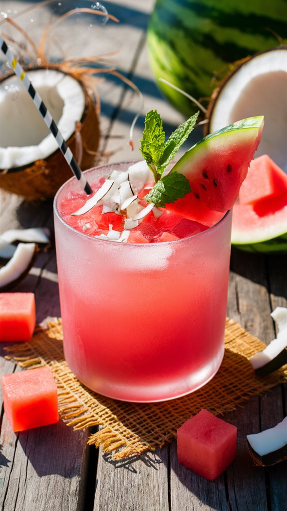 refreshing fruity summer beverage